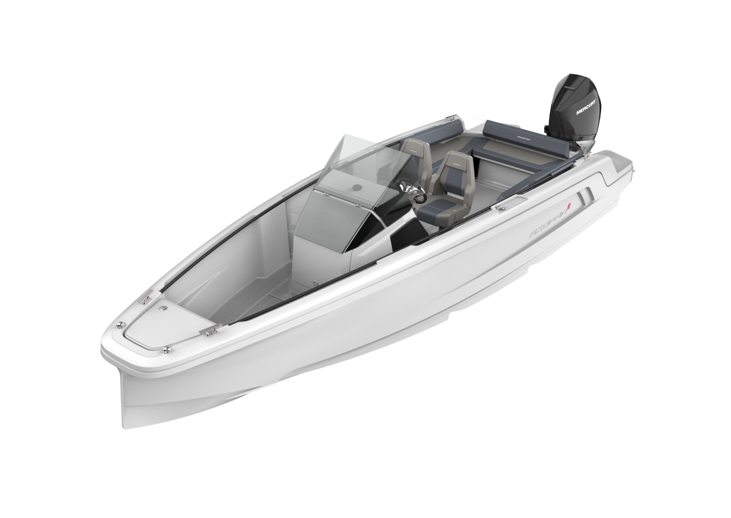 Axopar 22 Spyder U-sofa render